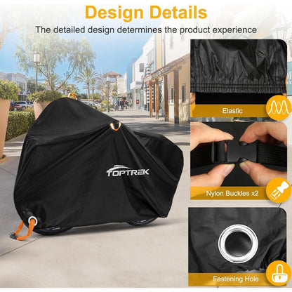 Fahrradabdeckung 210D Oxford für 3 Fahrräder, wasserdicht & UV-beständig