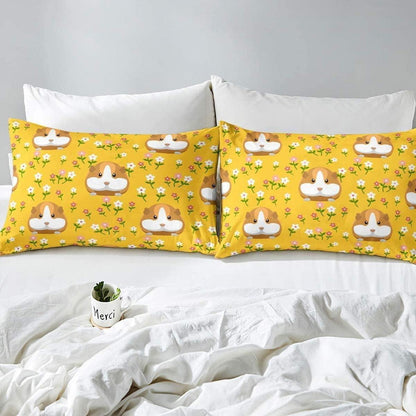 Kinder Bettwäsche Set Meerschweinchen 220x240cm Tier Design