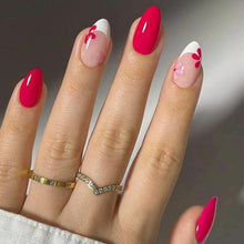 GlamRays Blumenmuster Press on Nails Set für Damen und Mädchen