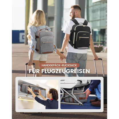 Handgepäck Rucksack 40x20x25 für Ryanair Flugzeug Damen