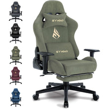 Symino Gaming Stuhl mit Massagefunktion und Fußstütze