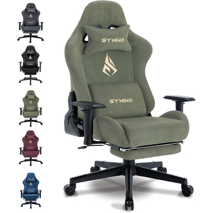 Symino Gaming Stuhl mit Massagefunktion und Fußstütze