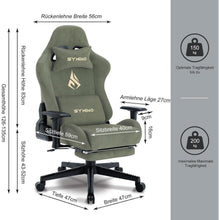 Symino Gaming Stuhl mit Massagefunktion und Fußstütze