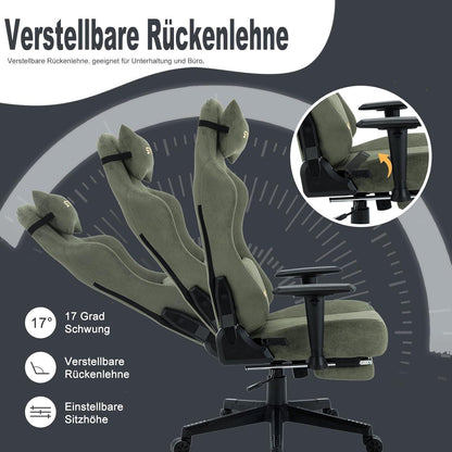 Symino Gaming Stuhl mit Massagefunktion und Fußstütze