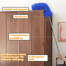 Teleskop Staubwedel Waschbar 2,45m Staubwischer mit