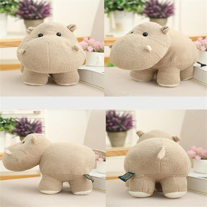 Nilpferd Kuscheltier – Flauschiges Plüschtier 20 cm Hellbraun
