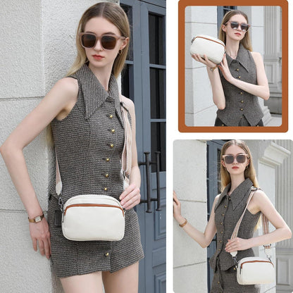 Miss Lulu Damen Umhängetasche Crossbody Bag Goldene Hardware