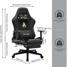 Symino Gaming Stuhl Atmungsaktiver Bürostuhl Ergonomisch