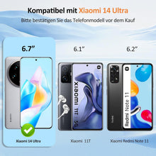 2er Pack Panzerglas für Xiaomi 14 Ultra - 9H