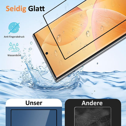 Panzerglas Samsung Galaxy S24 Ultra 5G Schutzfolie 2 Stück