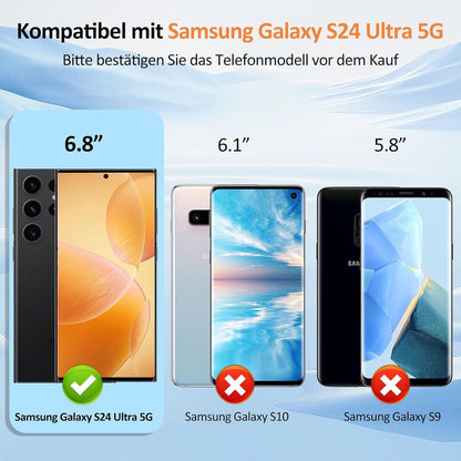 Panzerglas Samsung Galaxy S24 Ultra 5G Schutzfolie 2 Stück