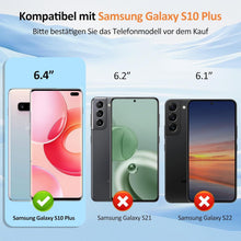 2x Panzerglas Samsung Galaxy S10 Plus Displayfolie 9H