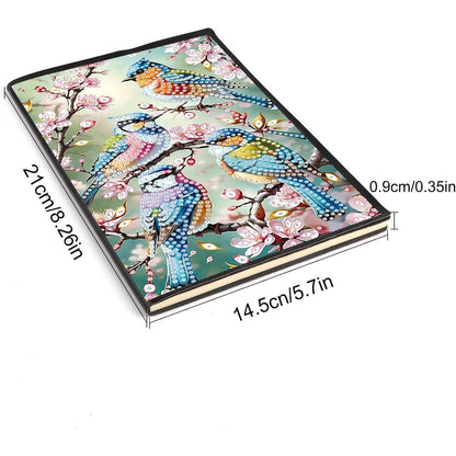 Diamant Painting Notizbuch A5 Blanko – Tagebuch & Skizzenbuch