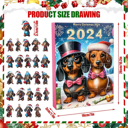 Weihnachtsbaum Welpe Anhänger | Adventskalender 2024