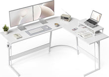 Gaming Eckschreibtisch 170x120cm L-Form mit Monitorständer