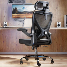 Ergonomischer Gaming-Bürostuhl mit Lendenwirbelstütze und Kopfstütze