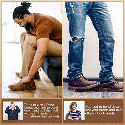 ZOMAKE Stiefelknecht 12,6 Zoll Kunststoff Schuhabzieher für