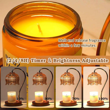 Dimmbare Kerzenwärmer Lampe mit Timer, Valentinstagsgeschenk
