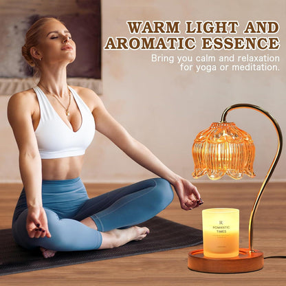 Kerzenwärmer Lampe mit Timer - Dimmbar, Vintage, Valentinstagsgeschenk