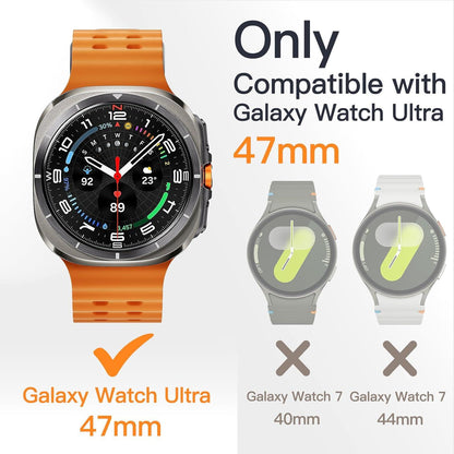 Schutzhülle Samsung Galaxy Watch Ultra 47mm 2 Stück Titan