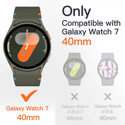 Schutzhülle Samsung Galaxy Watch 7 40mm, Gehärtetes Glas
