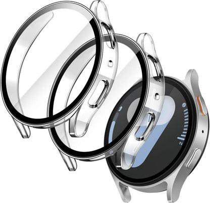 Schutzhülle für Samsung Galaxy Watch 7 44mm 2 Stück Transparent