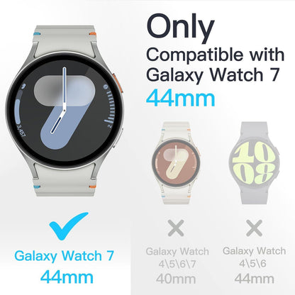 Samsung Galaxy Watch 7 44mm Hülle Schutzfolie Gehärtetes