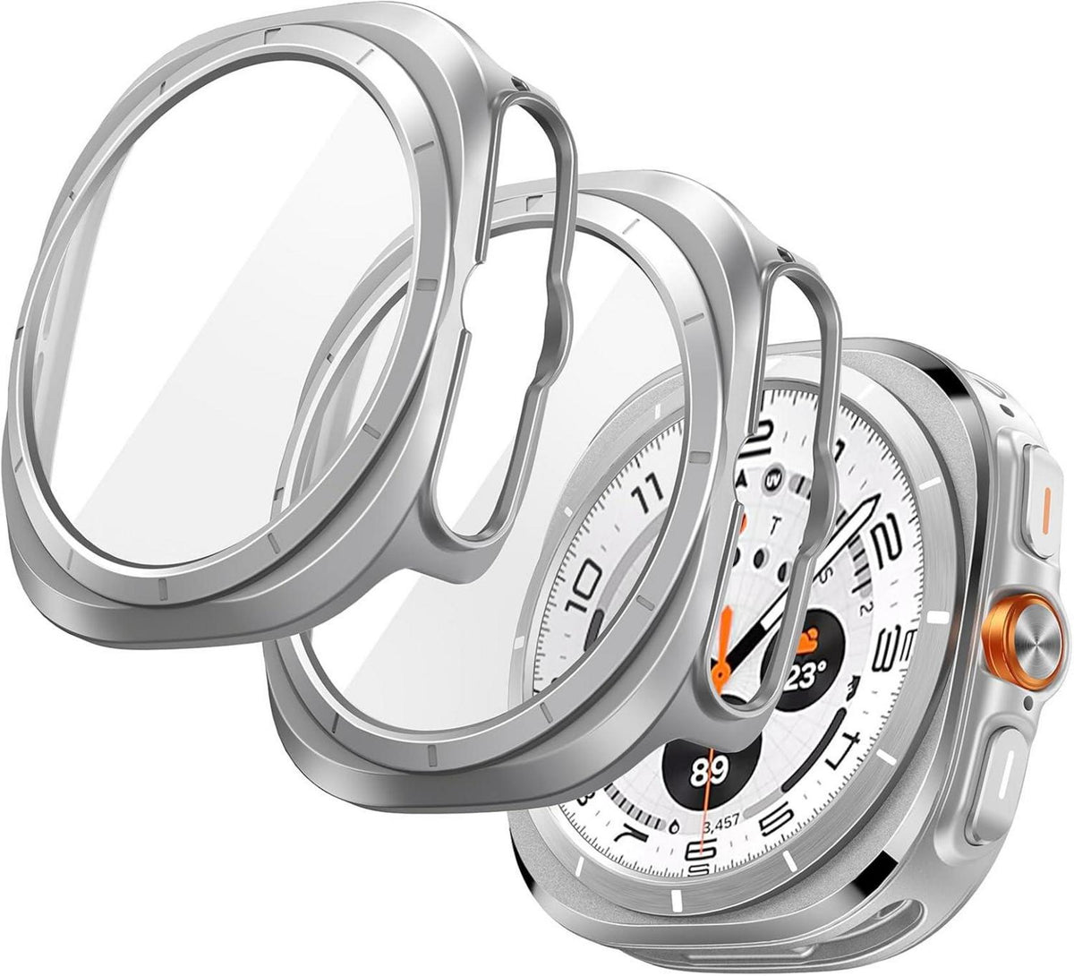 Schutzhülle Samsung Galaxy Watch Ultra 47mm Gehärteter Glas
