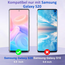 2x Panzerglas Samsung Galaxy S20 Schutzfolie 9H Displayfolie