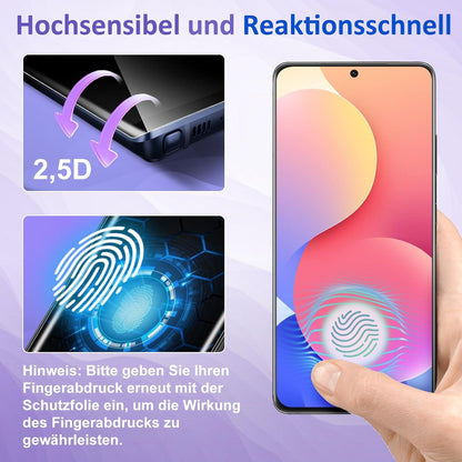 Panzerfolie für Samsung Galaxy S21 Ultra, 2+2 Stück
