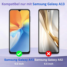 2er Set Panzerglas Samsung Galaxy A13 Displayfolie 9H Härte