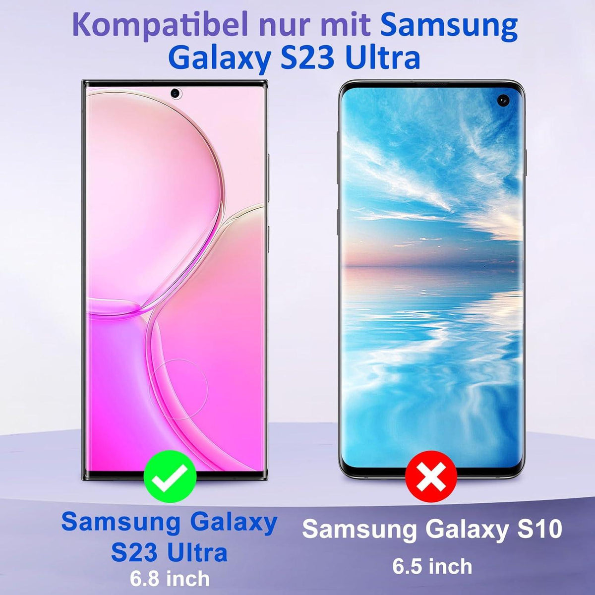 Panzerfolie Kameraschutz Samsung Galaxy S23 Ultra 5G