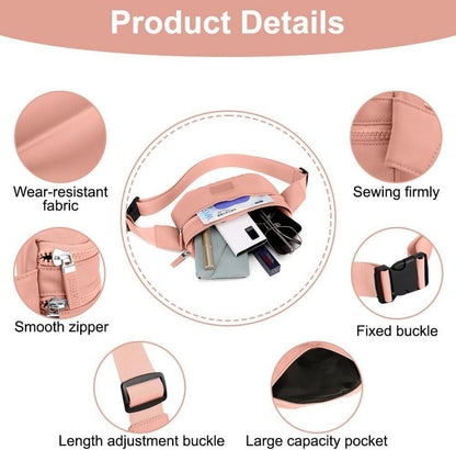 Aucuu Bauchtasche Wasserdicht Laufgürtel Verstellbarer Gurt