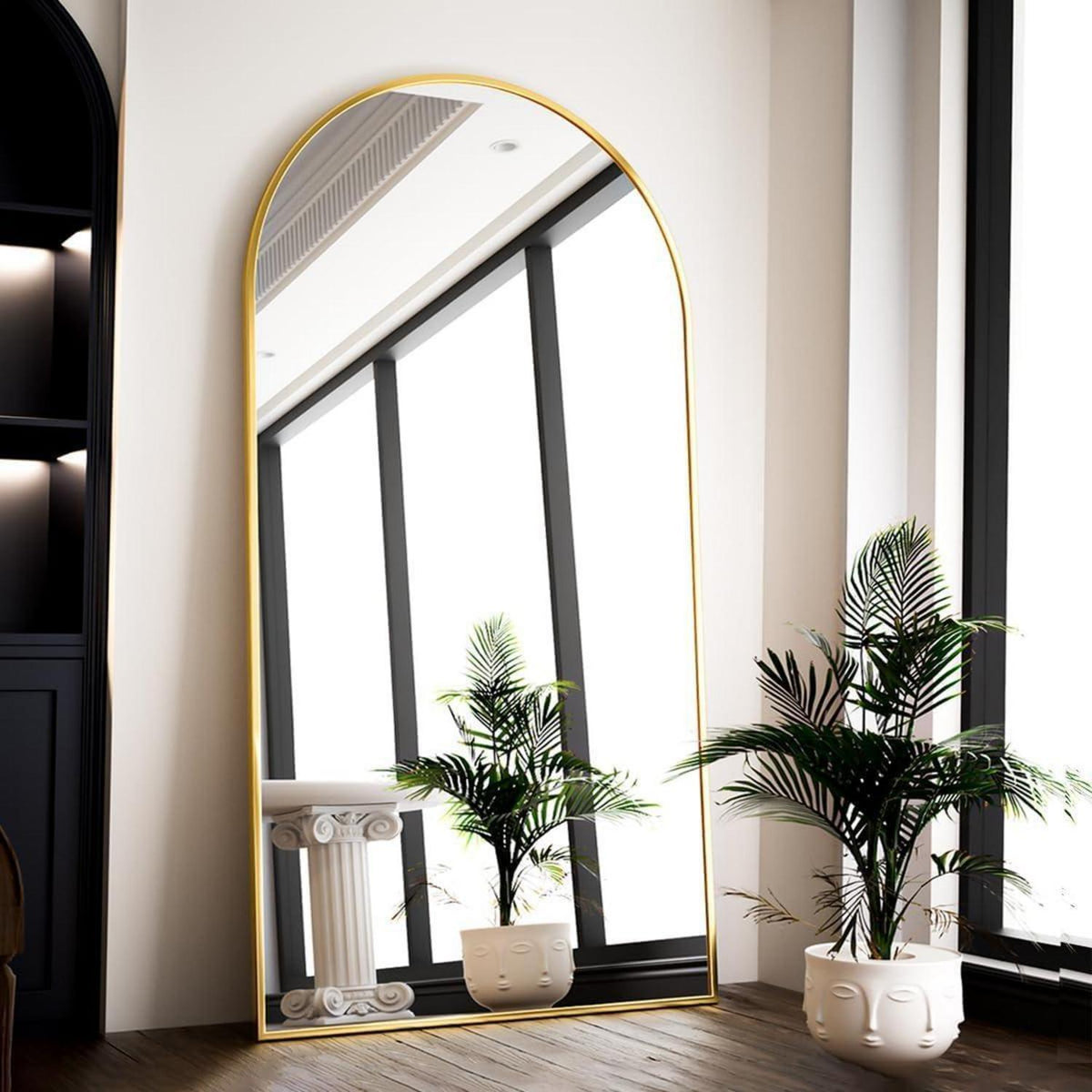 Großer Ganzkörperspiegel 180x76cm – Stand- & Wandspiegel Gold