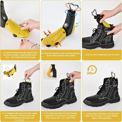JJDPARTS Schuhspanner Damen Herren verstellbar breite Füße