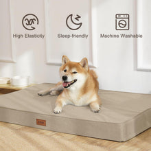 Orthopädisches Hundebett Khaki L – Wasserdicht & Komfortabel