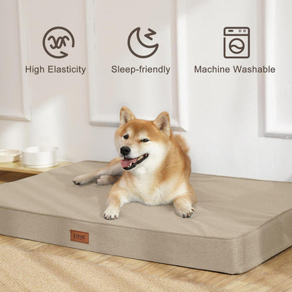 Orthopädisches Hundebett Khaki L – Wasserdicht & Komfortabel
