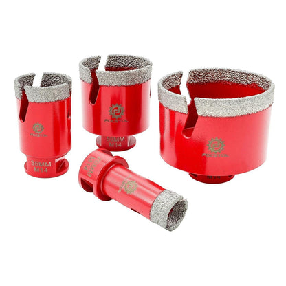 Diamant Fliesenbohrer Set 4-teilig M14 für Winkelschleifer