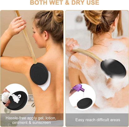 URAQT Rückencreme 7-teiliges Applikator Set, Langer Griff, für Damen Herren