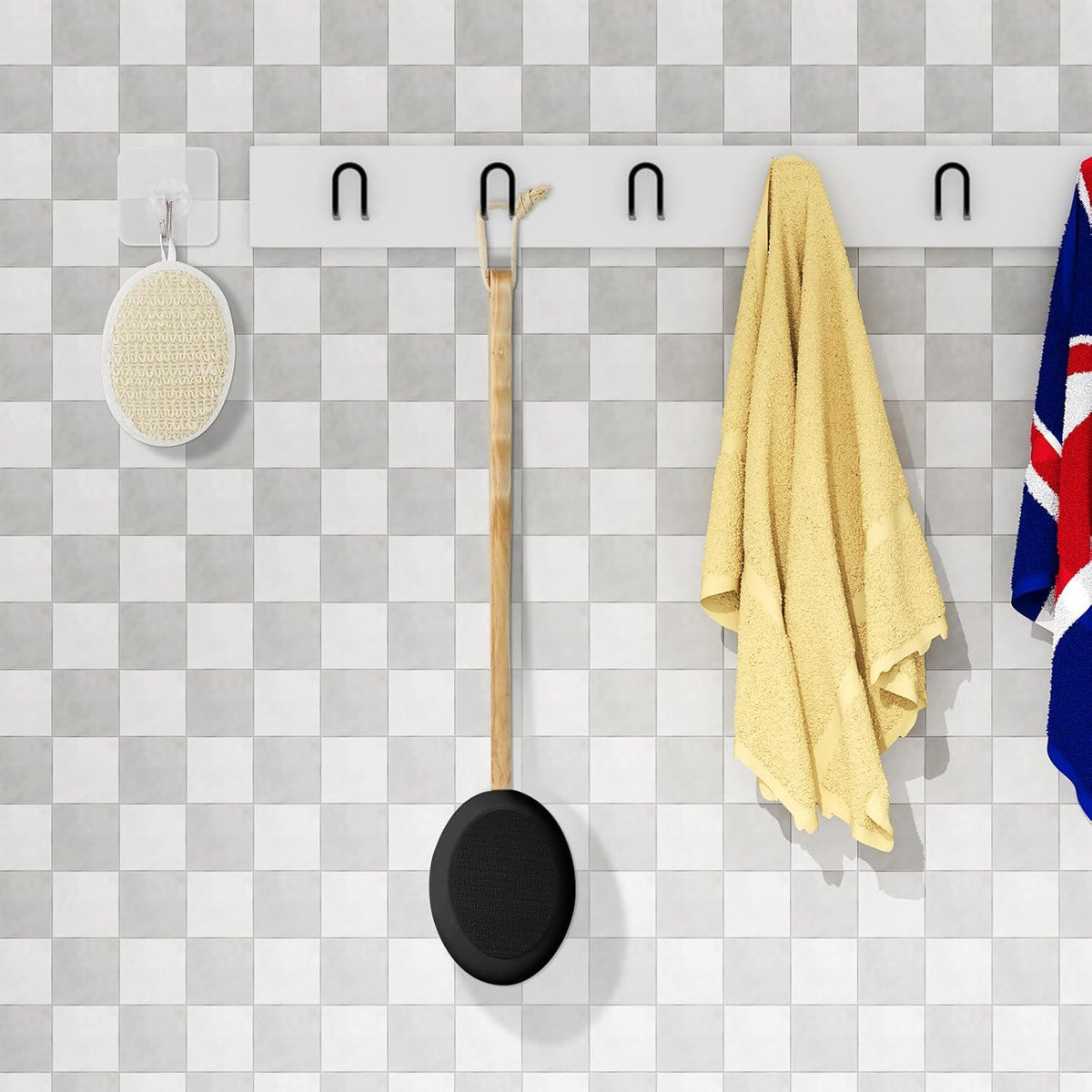 Eincremehilfe für Rücken 7-teiliges Set mit austauschbaren Pads