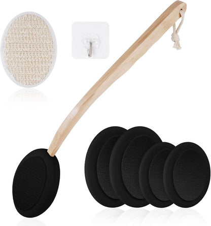 URAQT Rückencreme 7-teiliges Applikator Set, Langer Griff, für Damen Herren