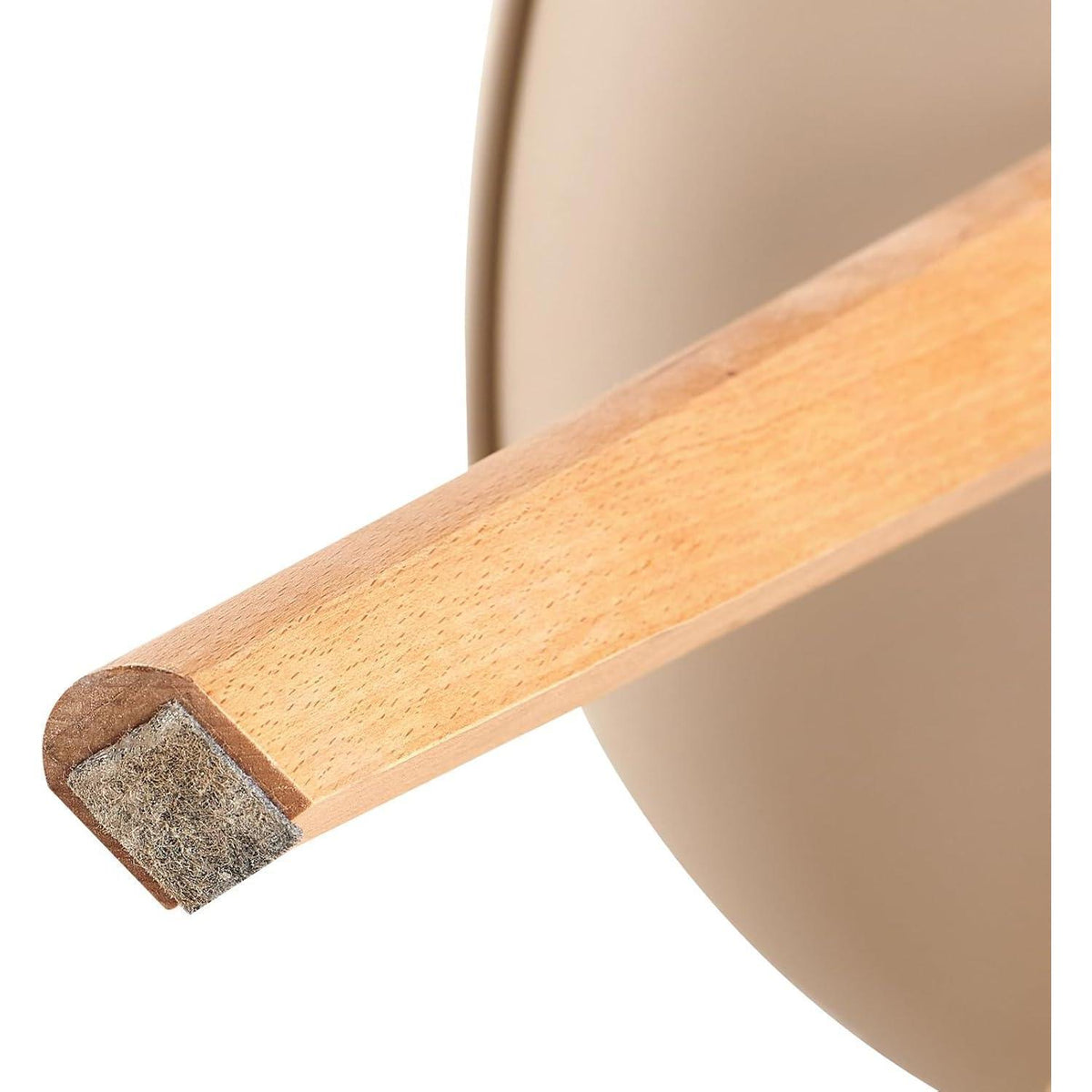 Skandinavische Esszimmerstühle 2er-Set, Khaki