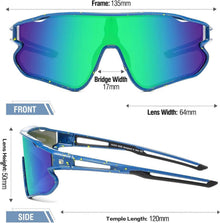Kinder Sonnenbrille UV400 Sport TR90 Rahmen DK268 Blau