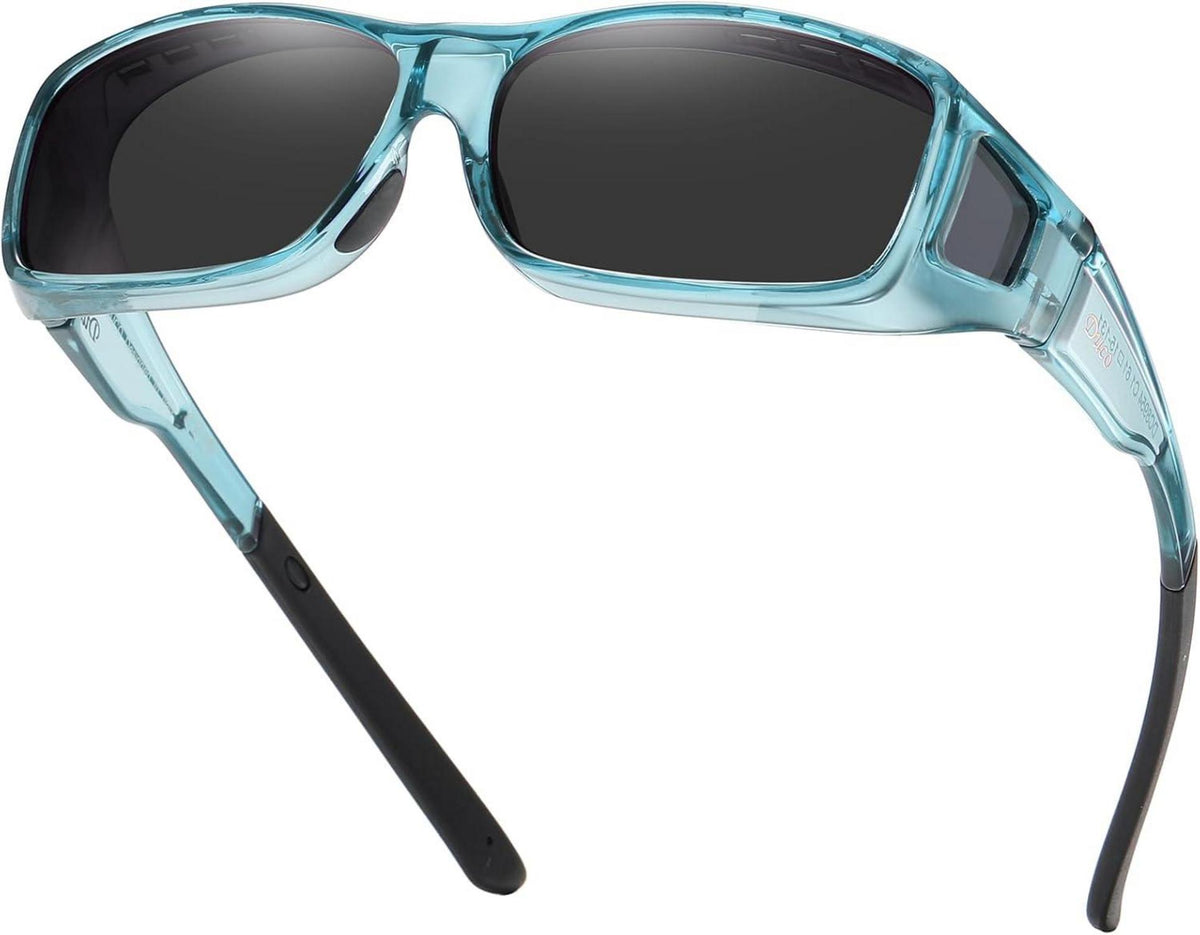 Polarisierte Sonnenbrille UV400 Schutz Brille für Brillenträger