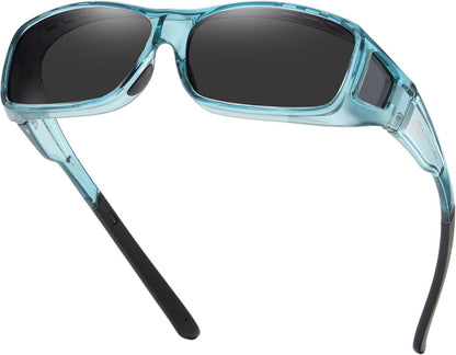 Polarisierte Sonnenbrille UV400 Schutz Brille für Brillenträger