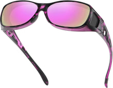 Polarisierte Überbrille UV400 Schutz Lila Linse DUCO