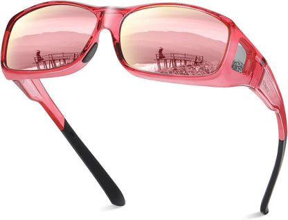 Polarisierte Überbrille für Brillenträger UV400 Schutz Transparent