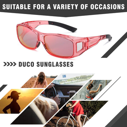 Polarisierte Sonnenbrille UV400 Schutz Überbrille für Brillenträger