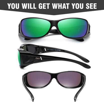 Polarisierte Überbrille UV400 Schutz Wrap Around