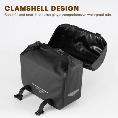 Wasserdichte Motorrad Satteltasche Retro 20L Tail Bag